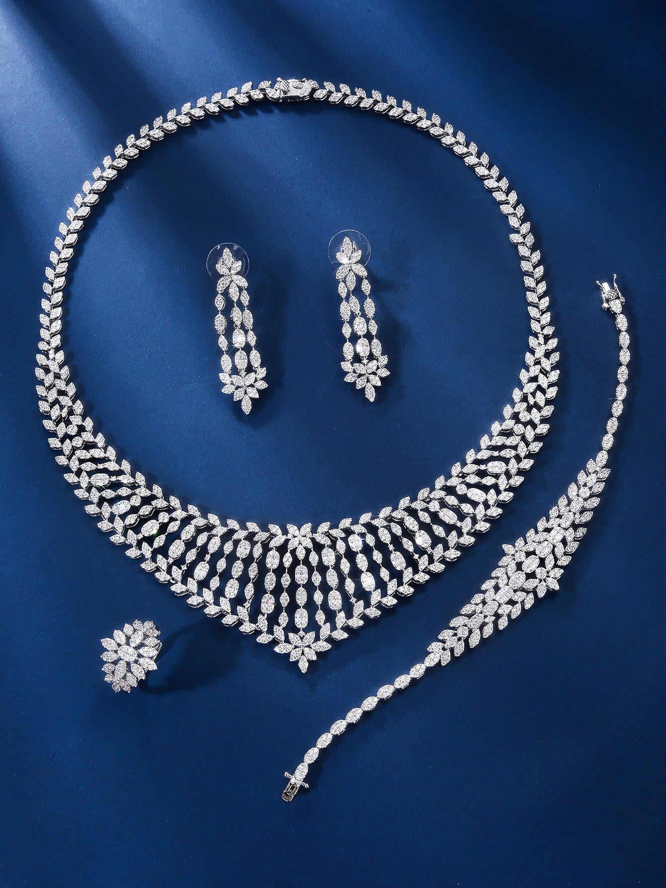 Geometric Punk Cuban Link Bracelet for Women 925 Silver Gold Plated with Zircon Stones