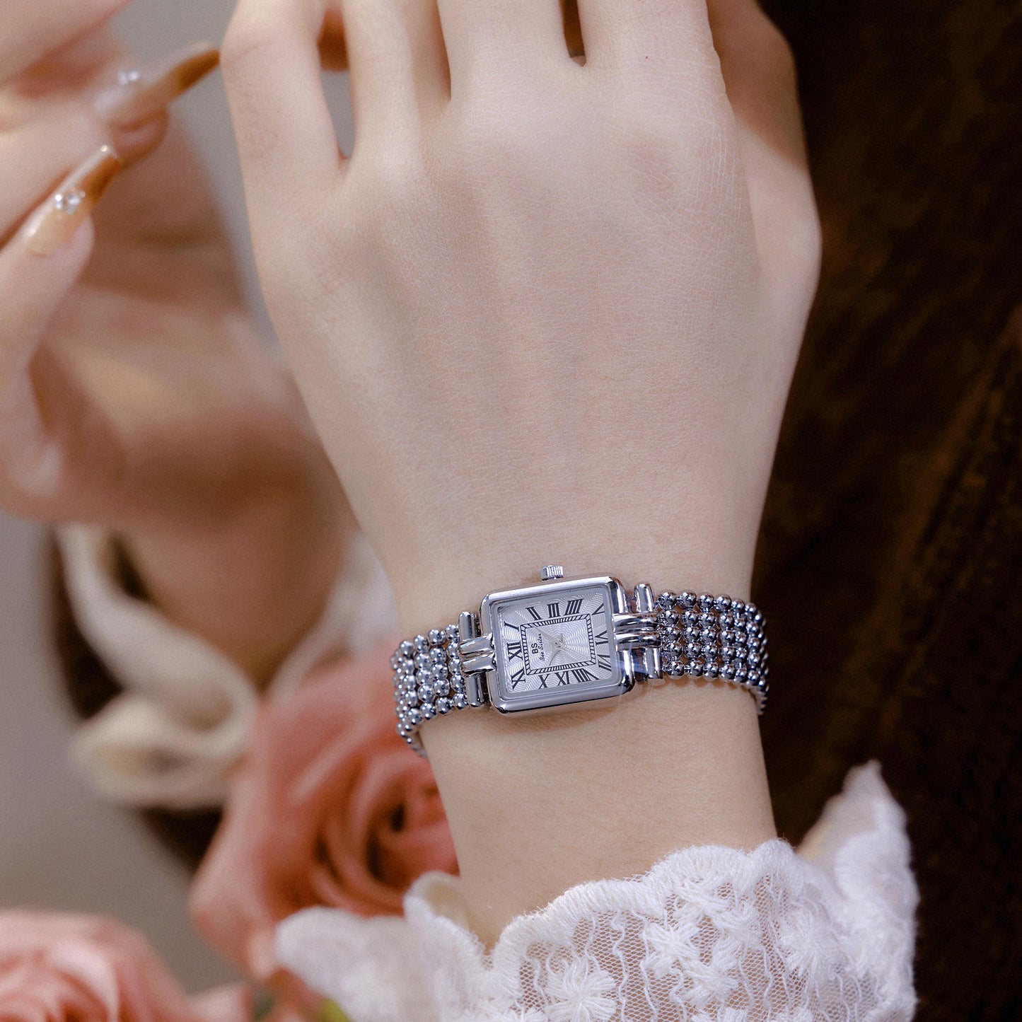 Watches Women High Quality Waterproof Quartz Square Vintage Watch Ladies